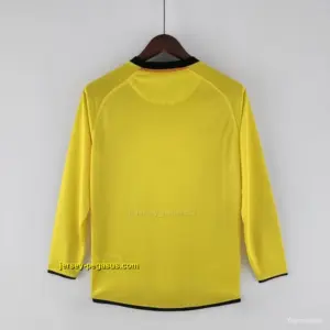 Retro Long Sleeve Barcelona Away Soccer Jersey