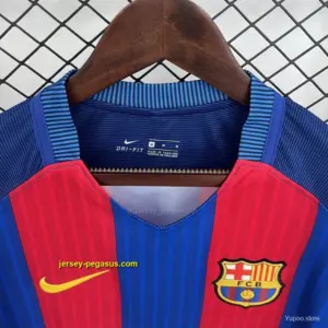 Retro Long Sleeve Barcelona Home Jersey