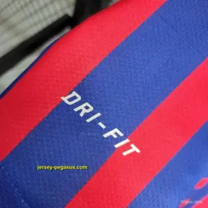 Retro Long Sleeve Barcelona Home Soccer Jersey