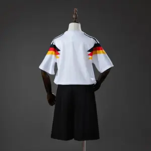 Germany 1990 Home Retro Kids Kit Jersey