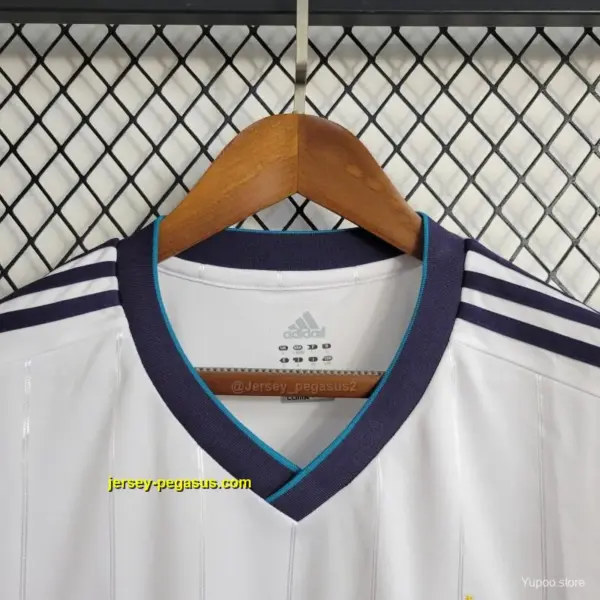 Retro Long Sleeve Retro Real Madrid Home Jersey