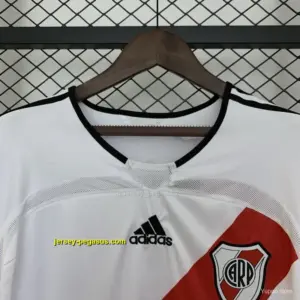 Retro Long Sleeve River Plate Home Jersey