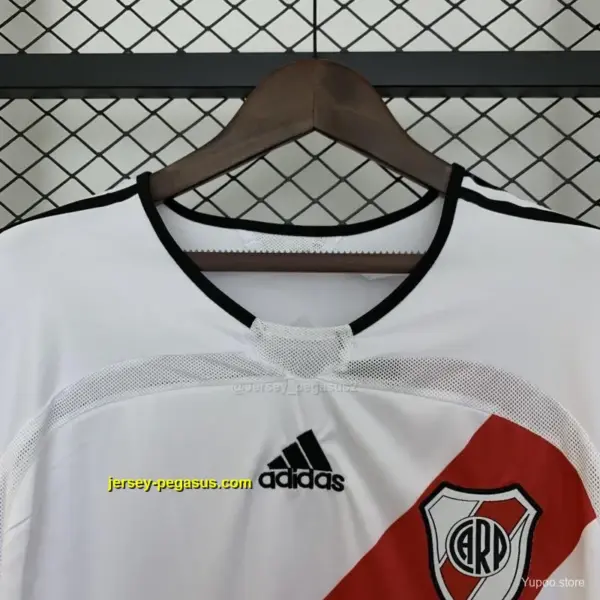 Retro Long Sleeve River Plate Home Jersey