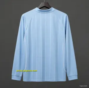Retro Manchester City Home Long Sleeve Soccer Jersey