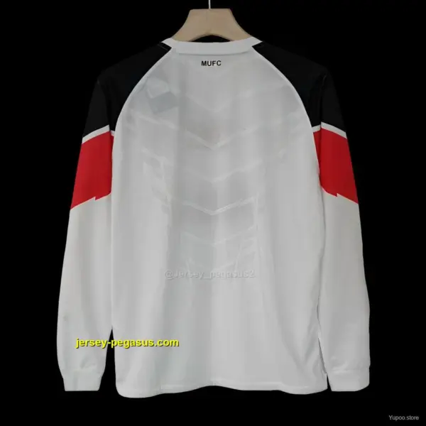 Retro Manchester United Away Long Sleeve Champion League Jersey