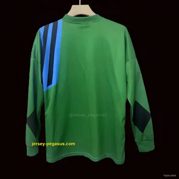 Retro Manchester United Green Goalkeeper Long Sleeve Jersey