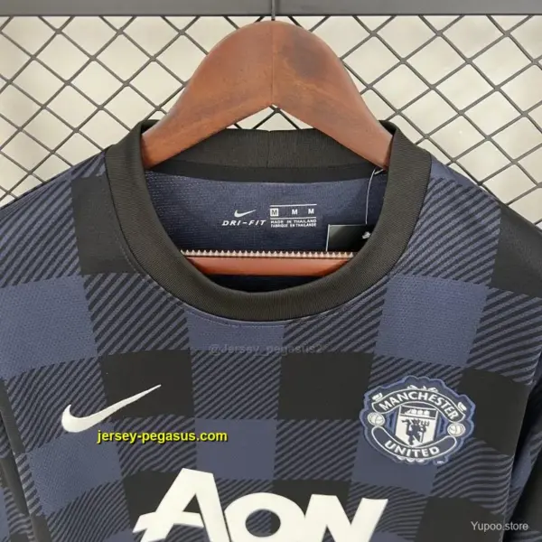 Retro Manchester United Long Sleeve Black Jersey