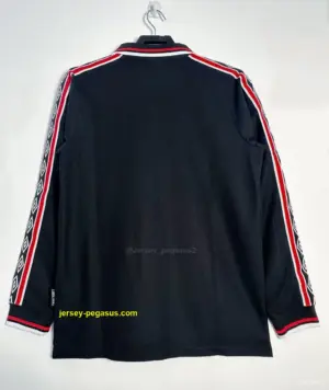 Retro Manchester United Long Sleeve Goalkeeper Navy Jersey
