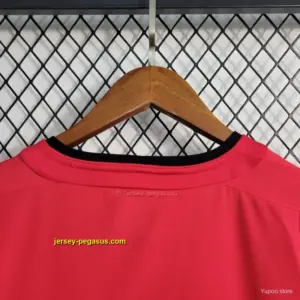 Retro Manchester United Long Sleeve Home Jersey