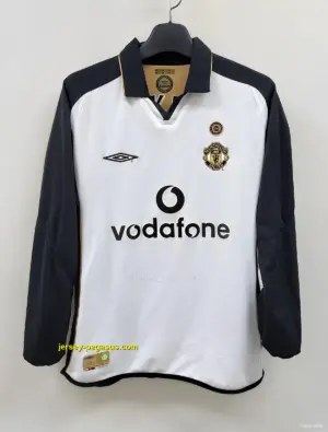 Retro Manchester United Third Centenary Long Sleeve Reversible Jersey