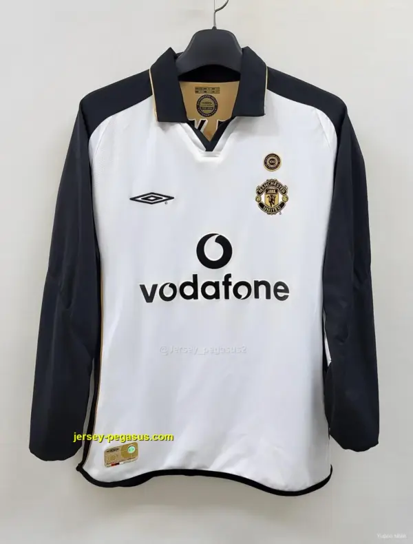 Retro Manchester United Third Centenary Long Sleeve Reversible Jersey