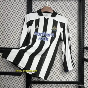 Retro Newcastle United Home Long Sleeve Jersey