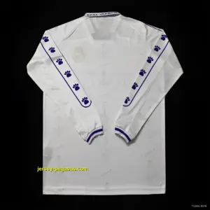Retro Real Madrid Home Long Sleeve Jersey