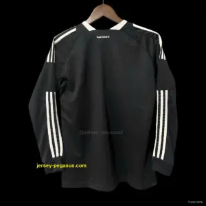 Retro Real Madrid Third Black Long Sleeve Jersey
