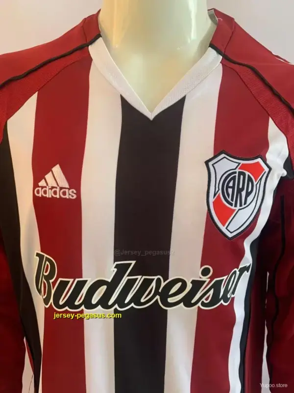 Retro River Plate Away Long Sleeve Jersey