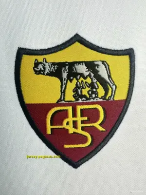 Retro Roma Away White Long Sleeve Jersey