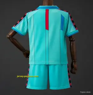 Kids Barcelona Away Retro Kit Jersey