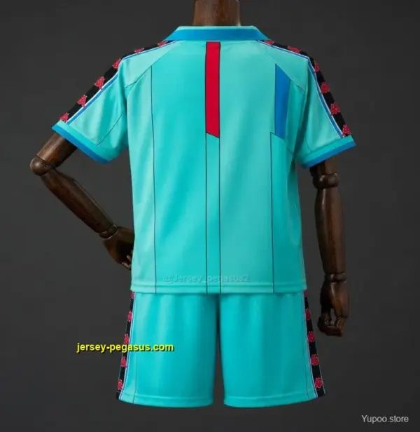 Kids Barcelona Away Retro Kit Jersey