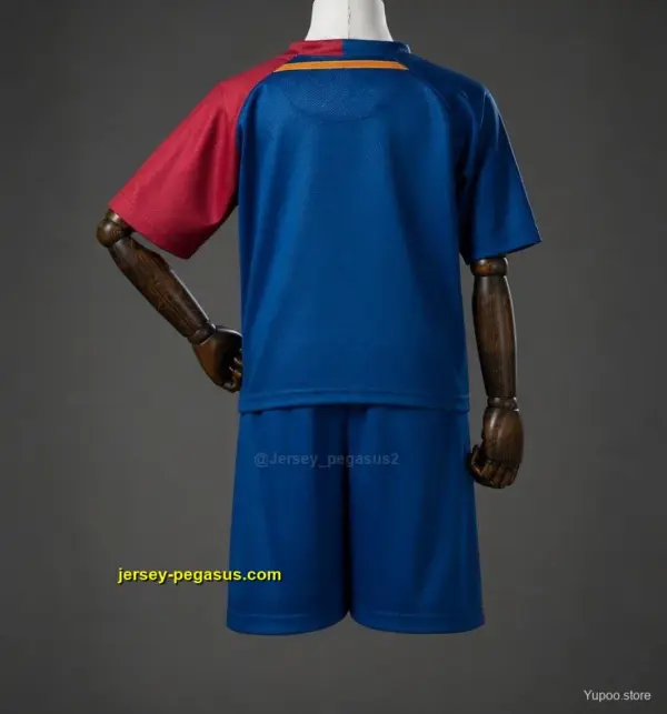 Kids Barcelona Home Retro Kit Jersey