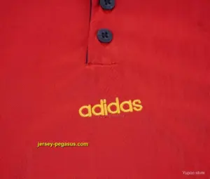 Retro 1996 Kids Spain Red & Navy Diagonal Split Home Jersey