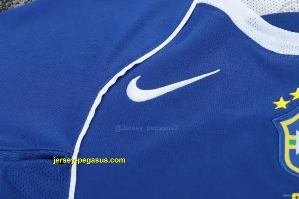 Retro 2004 Kids Brazil Away Jersey