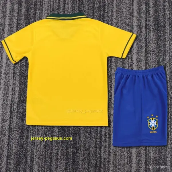 Retro Kids 1994 Brazil Home Jersey