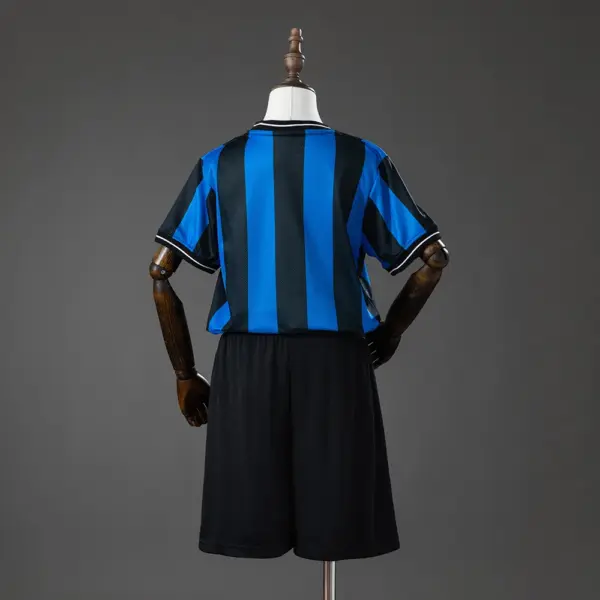 Inter Milan Home (UEFA Champions League) Retro Kids Kit Jersey
