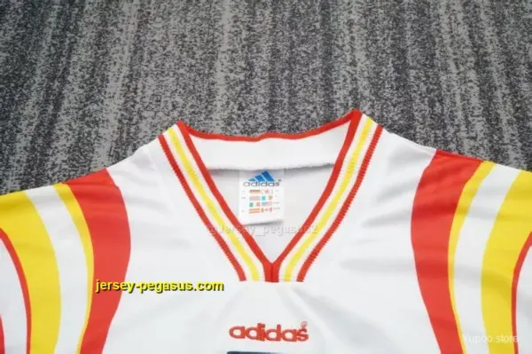 Retro Kids 1996 Spain Third WhiteJersey