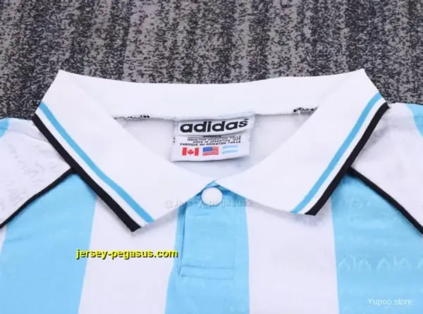 Retro Kids Argentina Home Jacquard Jersey