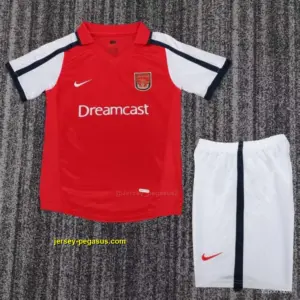 Retro Kids Arsenal Red & White Home Jersey