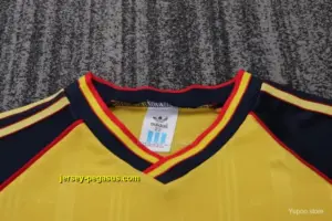 Retro Kids Arsenal Yellow Away Jersey