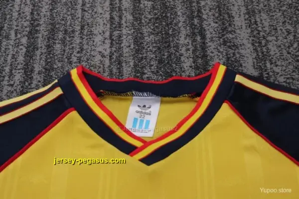 Retro Kids Arsenal Yellow Away Jersey