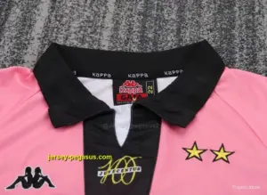 Retro Kids Juventus Pink Away Jersey