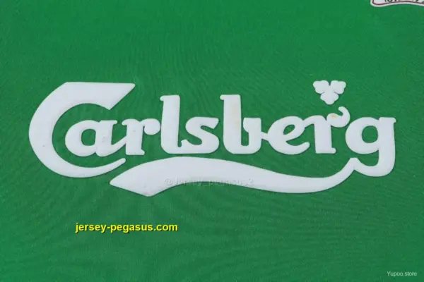 Retro Kids Liverpool Away Green Jersey
