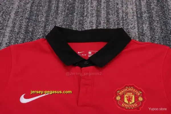 Retro Kids Manchester United Red Home Jersey