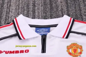Retro Kids Manchester United White Commemorative Jersey