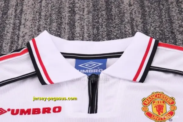 Retro Kids Manchester United White Commemorative Jersey