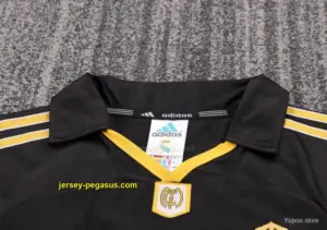 Retro Kids Real Madrid Away Black Jersey