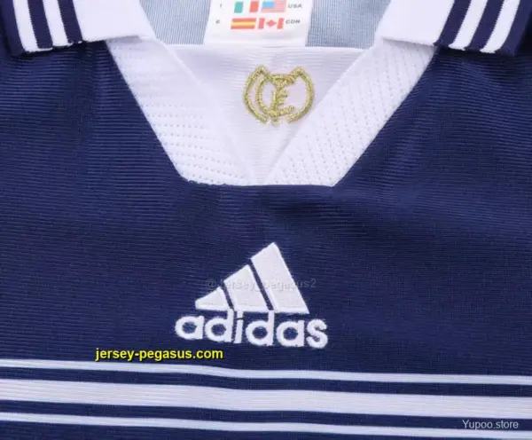 Retro Kids Real Madrid Away Navy Jersey