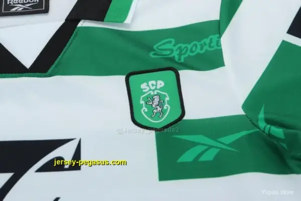 Retro Kids Sporting Lisbon Home Jersey
