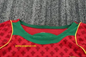 Retro 2004 Kids Portugal Home Long Sleeve Jersey