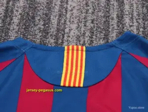 Retro Kids Barcelona Home League Version Long Sleeve Jersey