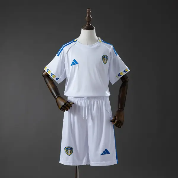Leeds United Home Kids Kit Jersey