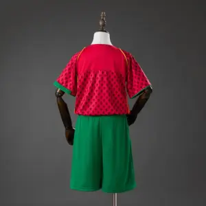 Portugal 2004 Home Retro Kids Kit Jersey