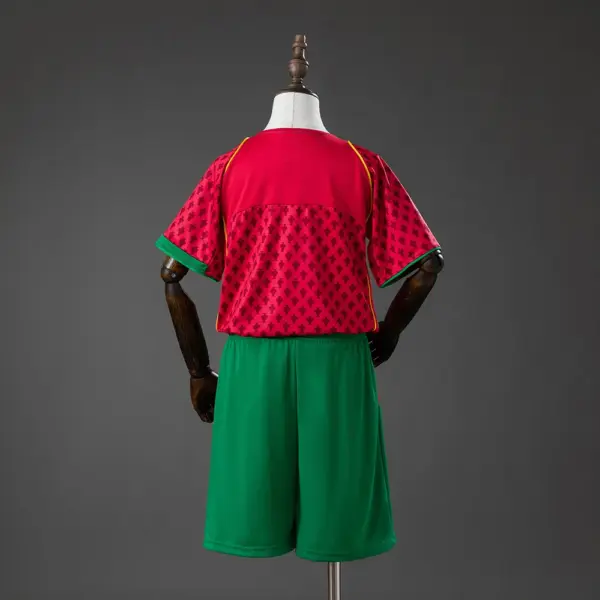 Portugal 2004 Home Retro Kids Kit Jersey