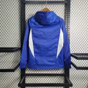 Boca blue windbreaker jacket