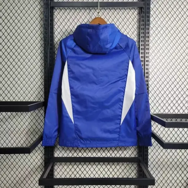 Boca blue windbreaker jacket