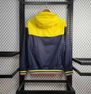 Boca yellow windbreaker jacket