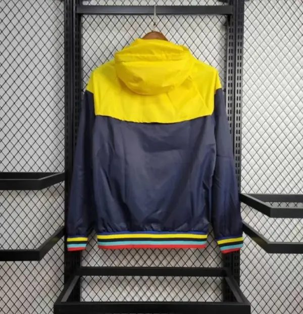 Boca yellow windbreaker jacket