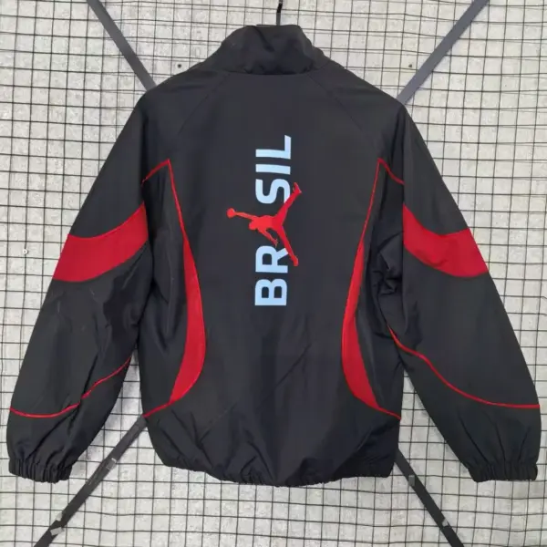 Brazil 2026 black windbreaker jacket